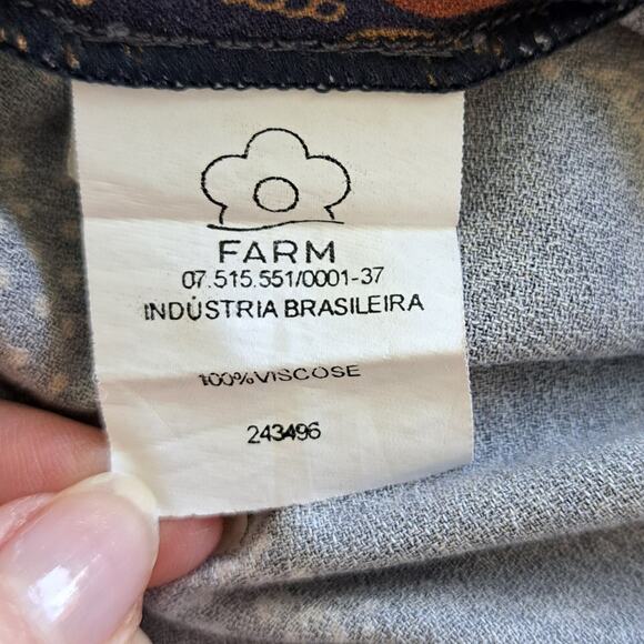 FARM RIO Halter Open Back Maxi Dress Size Large (runs small) Washed Indigo - Picture 7 of 12